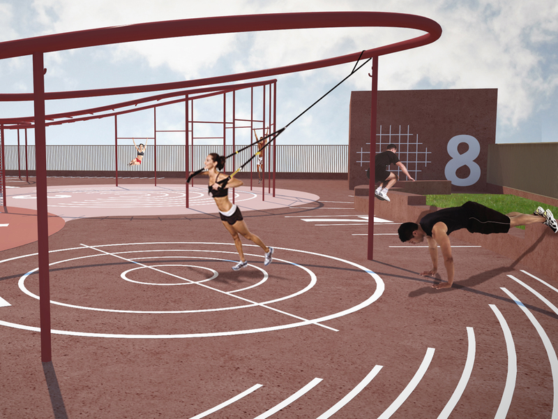 Illustration for article titled A Plan To Turn Your Local Parking Garage Into Your Local Playground